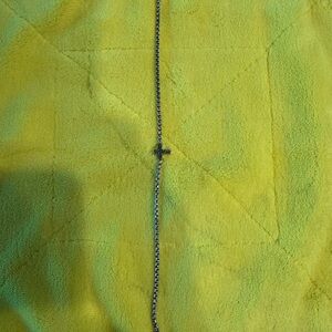 Chic Silver Cross Ankle Bracelet